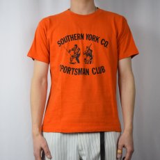 画像3: 70's Champion バータグ USA製 "SOUTHERN YORK CO." プリントTシャツ L (3)