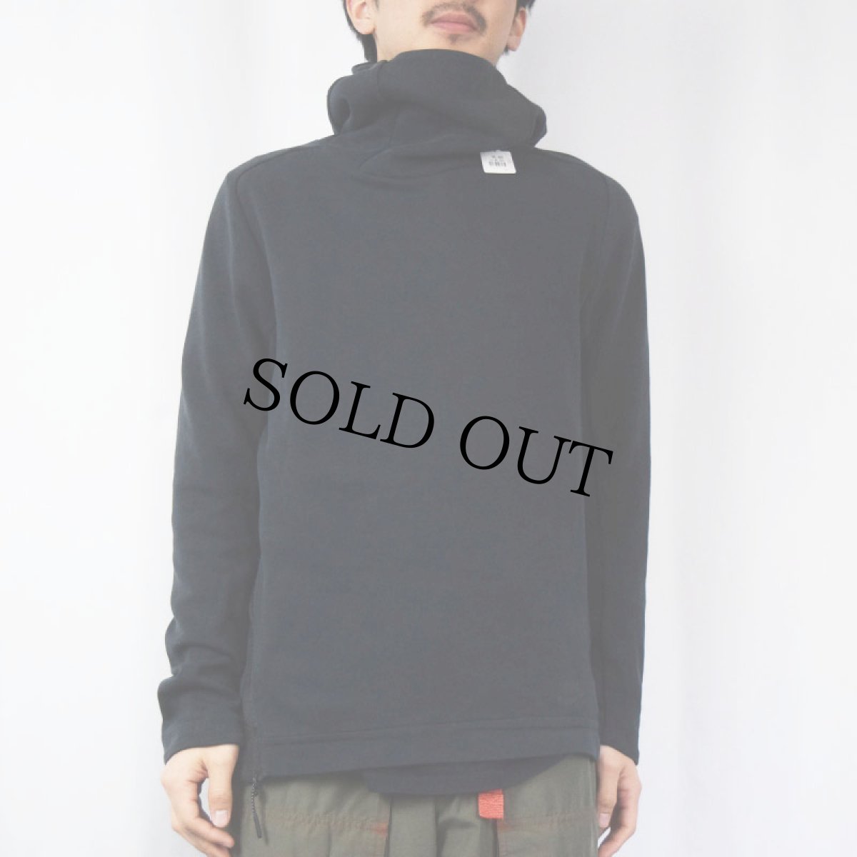 画像2: NIKE コットン×ポリエステル 無地スウェットフーディー M (2)