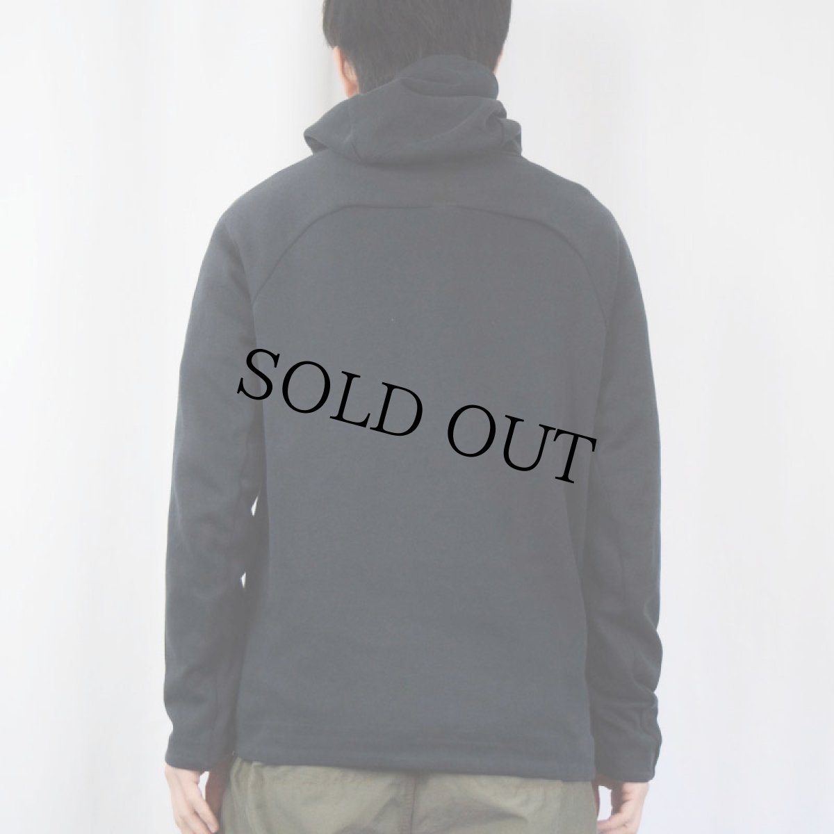 画像3: NIKE コットン×ポリエステル 無地スウェットフーディー M (3)