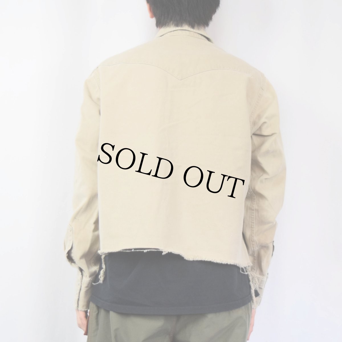 画像3: Carhartt カットオフ ウエスタンシャツジャケット (3)