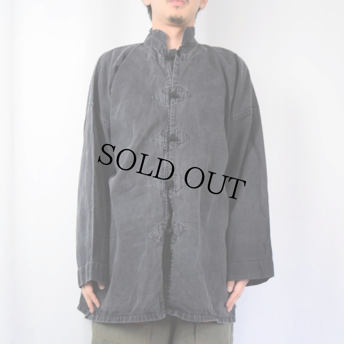 画像2: SFJAM NORIS コットンチャイナシャツジャケット (2)