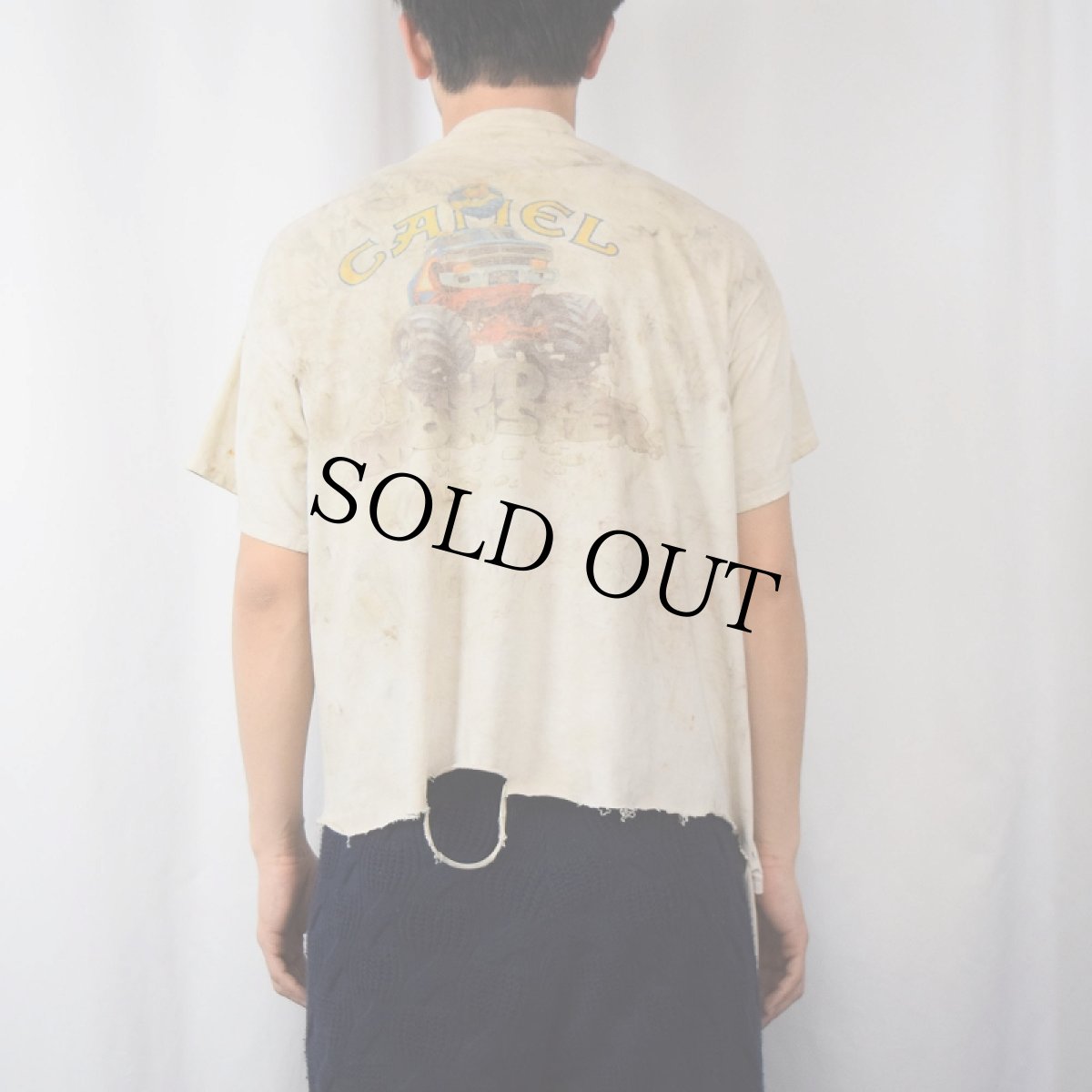 画像5: 1992 CAMEL "MUD & MONSTER" タバコ企業 ロゴプリントポケットTシャツ (5)
