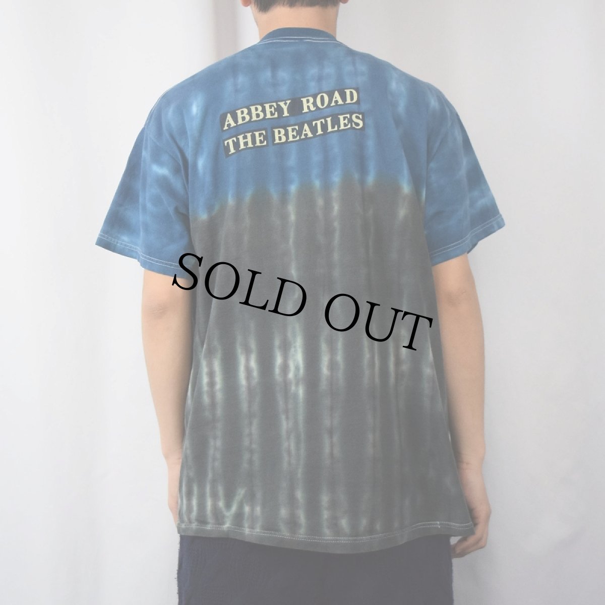 画像4: 1997 THE BEATLES "ABBEY ROAD" タイダイ ロックバンドアルバムTシャツ L (4)