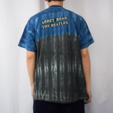 画像4: 1997 THE BEATLES "ABBEY ROAD" タイダイ ロックバンドアルバムTシャツ L (4)