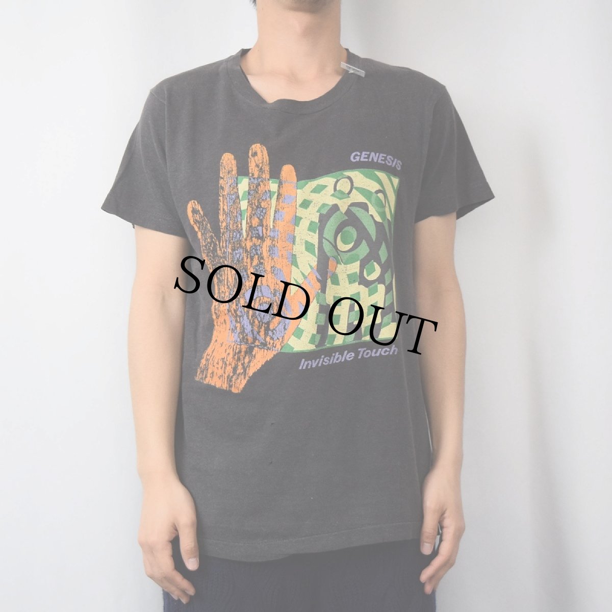 画像3: 80's GENESIS "INVISIBLE TOUCH" ロックバンドアルバムTシャツ (3)