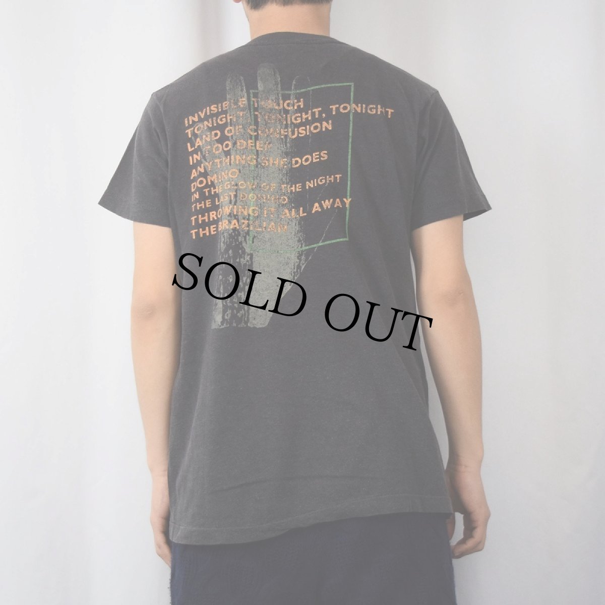 画像4: 80's GENESIS "INVISIBLE TOUCH" ロックバンドアルバムTシャツ (4)