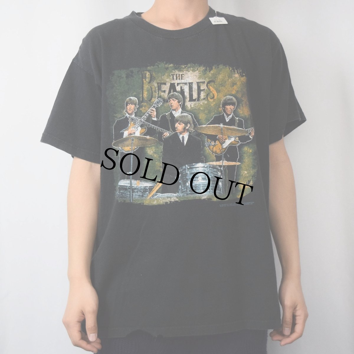 画像2: 1998 THE BEATLES ロックバンドTシャツ BLACK L (2)