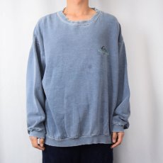 画像3: 90's〜 QUIKSILVER USA製 ロゴプリントスウェット L (3)