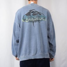 画像4: 90's〜 QUIKSILVER USA製 ロゴプリントスウェット L (4)