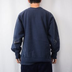 画像3: 80's Champion REVERSE WEAVE トリコタグ USA製 "CREIGHTON UNIVERSITY" プリントスウェット NAVY XL (3)