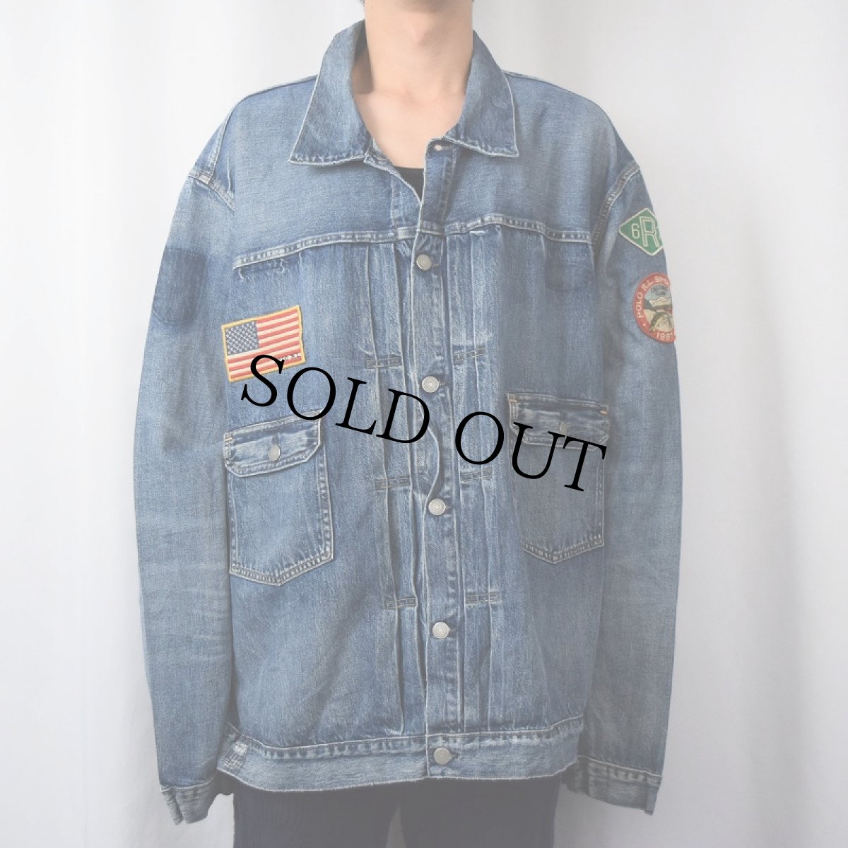 画像3: POLO Ralph Lauren "2nd TYPE" デニムジャケット 3XL (3)