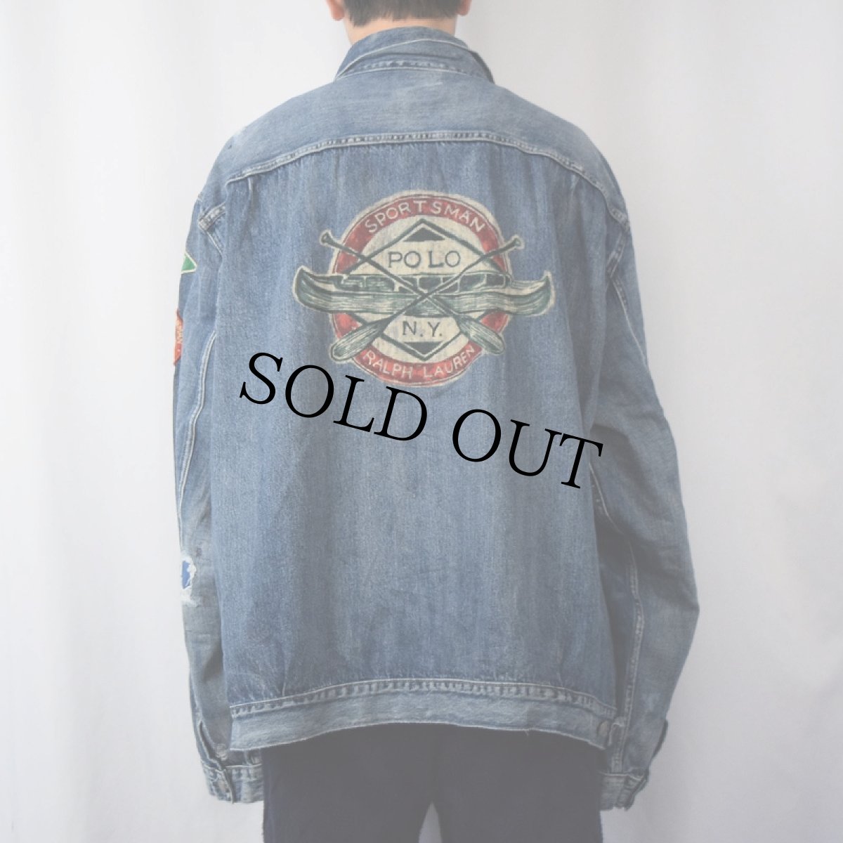画像4: POLO Ralph Lauren "2nd TYPE" デニムジャケット 3XL (4)
