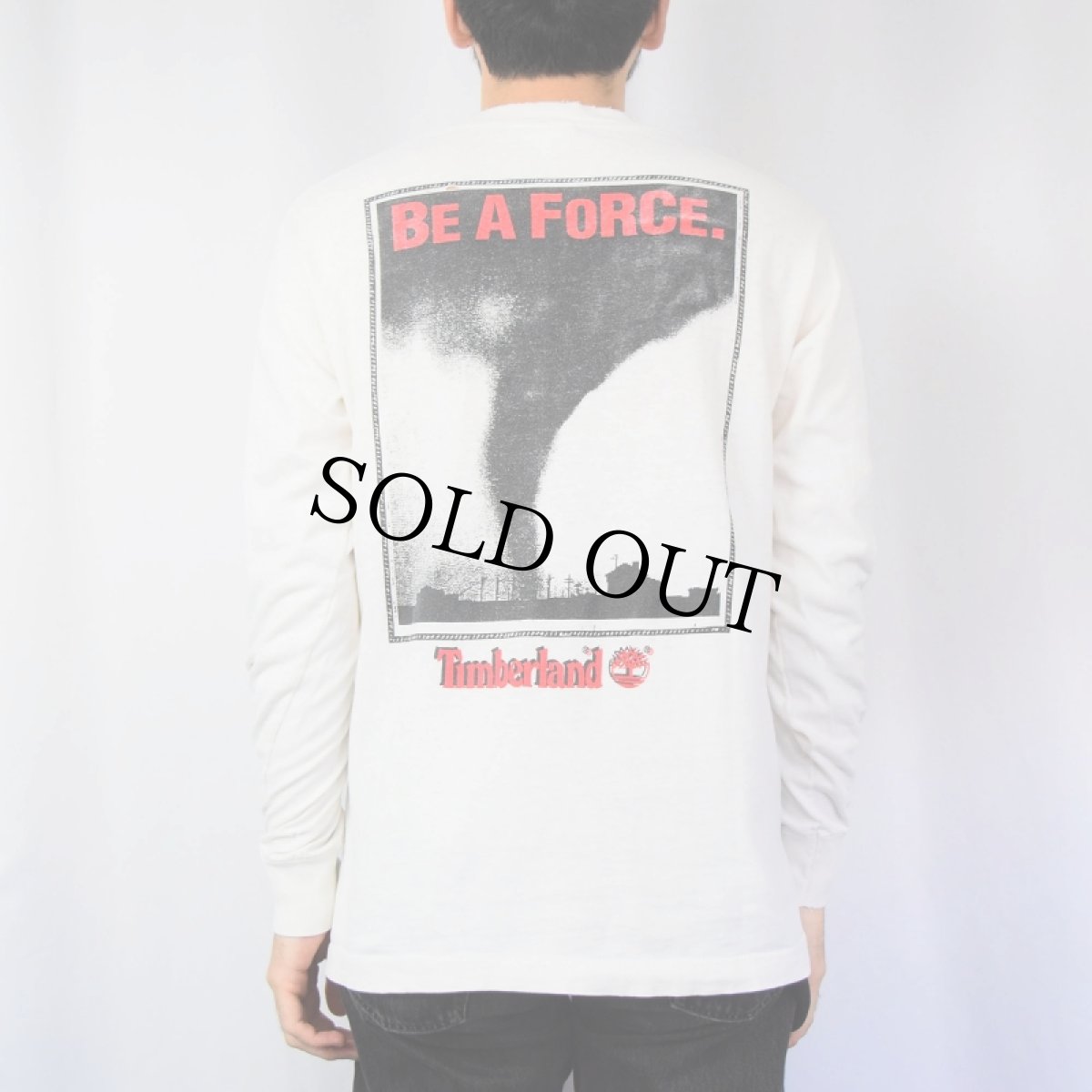 画像4: 90's Timberland USA製 "THE MOST POWERFUL..." プリントロンT M (4)