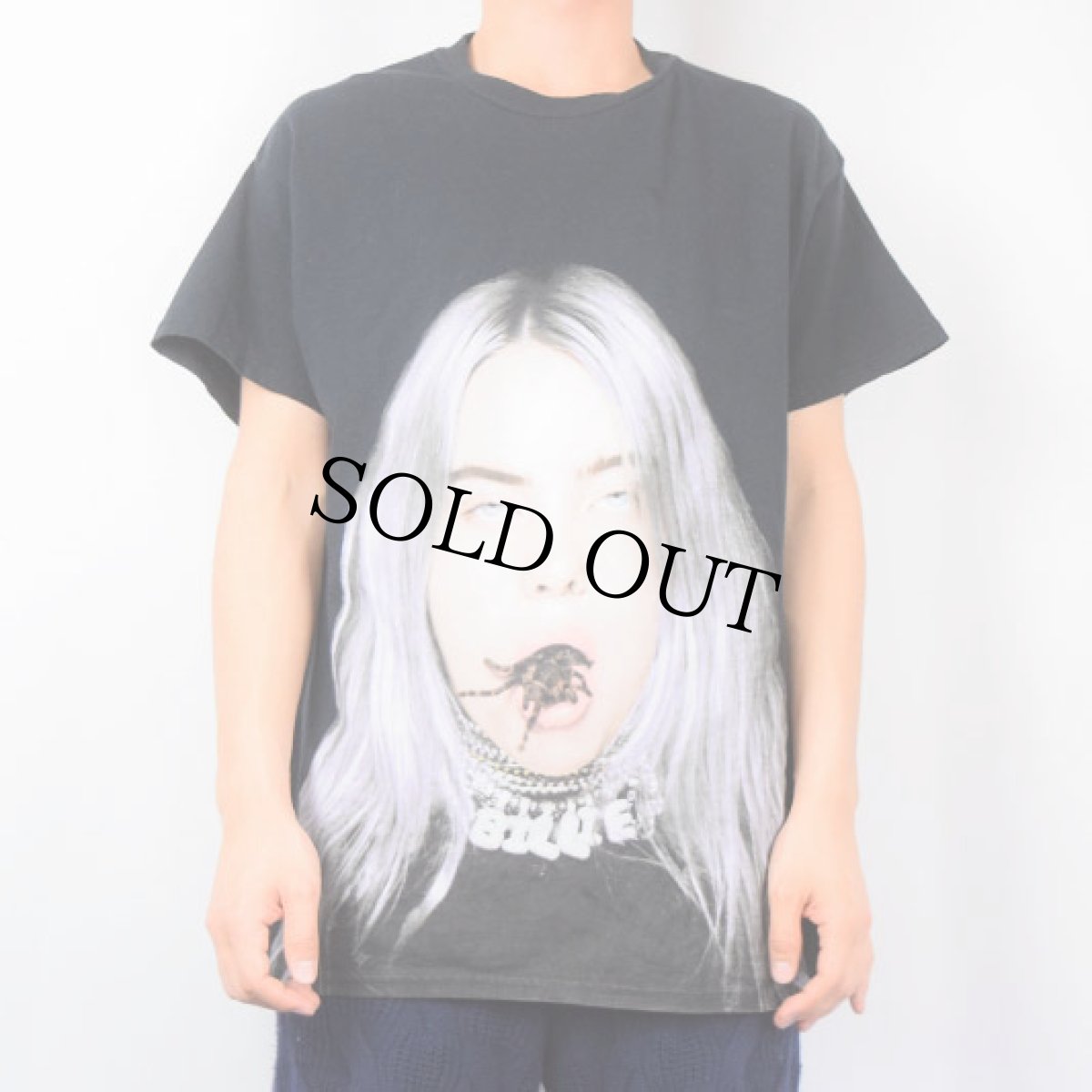 画像2: Billie Eilish "you should see me in a crown" ミュージシャンフォトプリントTシャツ BLACK L (2)