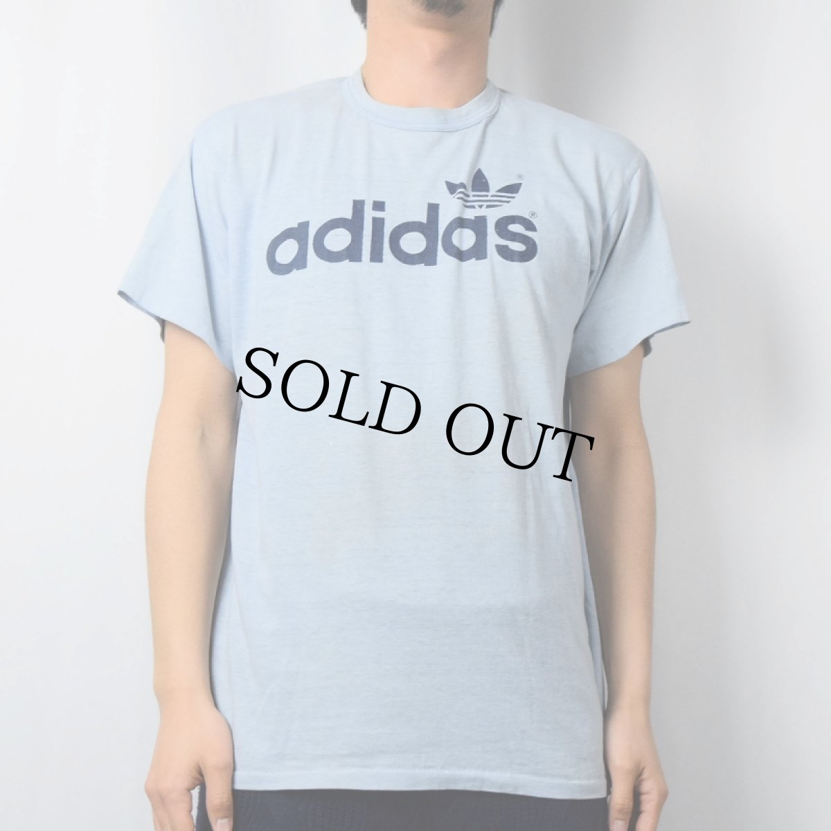 画像2: 80's adidas USA製 ロゴプリントTシャツ L (2)