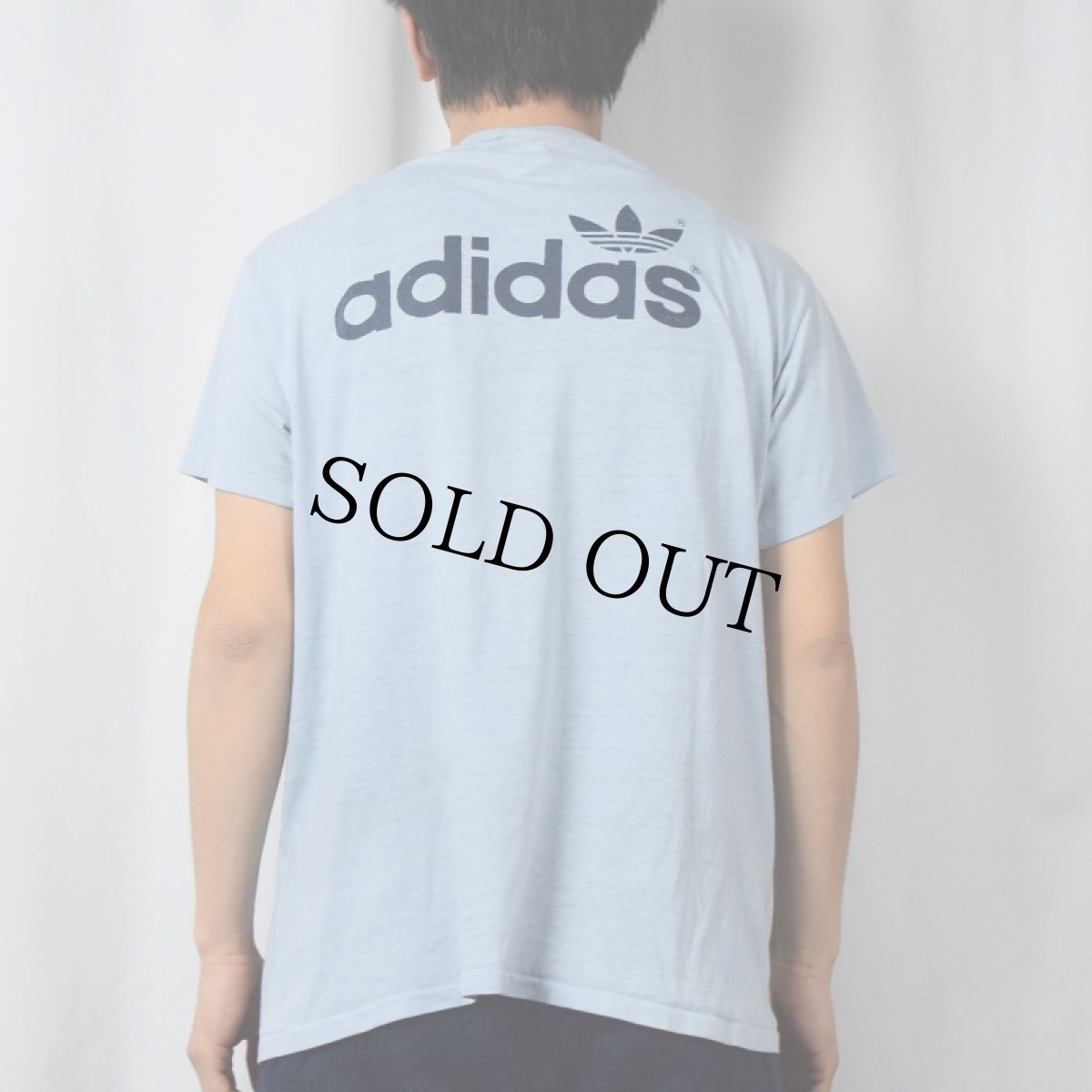 画像3: 80's adidas USA製 ロゴプリントTシャツ L (3)