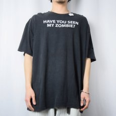 画像3: "HAVE YOU SEEN MY ZOMBIE?" ギミックプリントTシャツ BLACK 2XL (3)