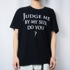 画像3: 2000's Disney STAR WARS "JUDGE ME BY MY SIZE DO YOU?" キャラクタープリントTシャツ BLACK 2XL (3)