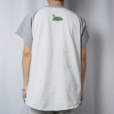 画像3: 90's SOUTH PARK USA製 カットオフ キャラクタープリントラグランTシャツ XL (3)