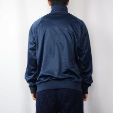 画像3: 80's adidas USA製 ボーダー柄 トラックジャケット NAVY L (3)