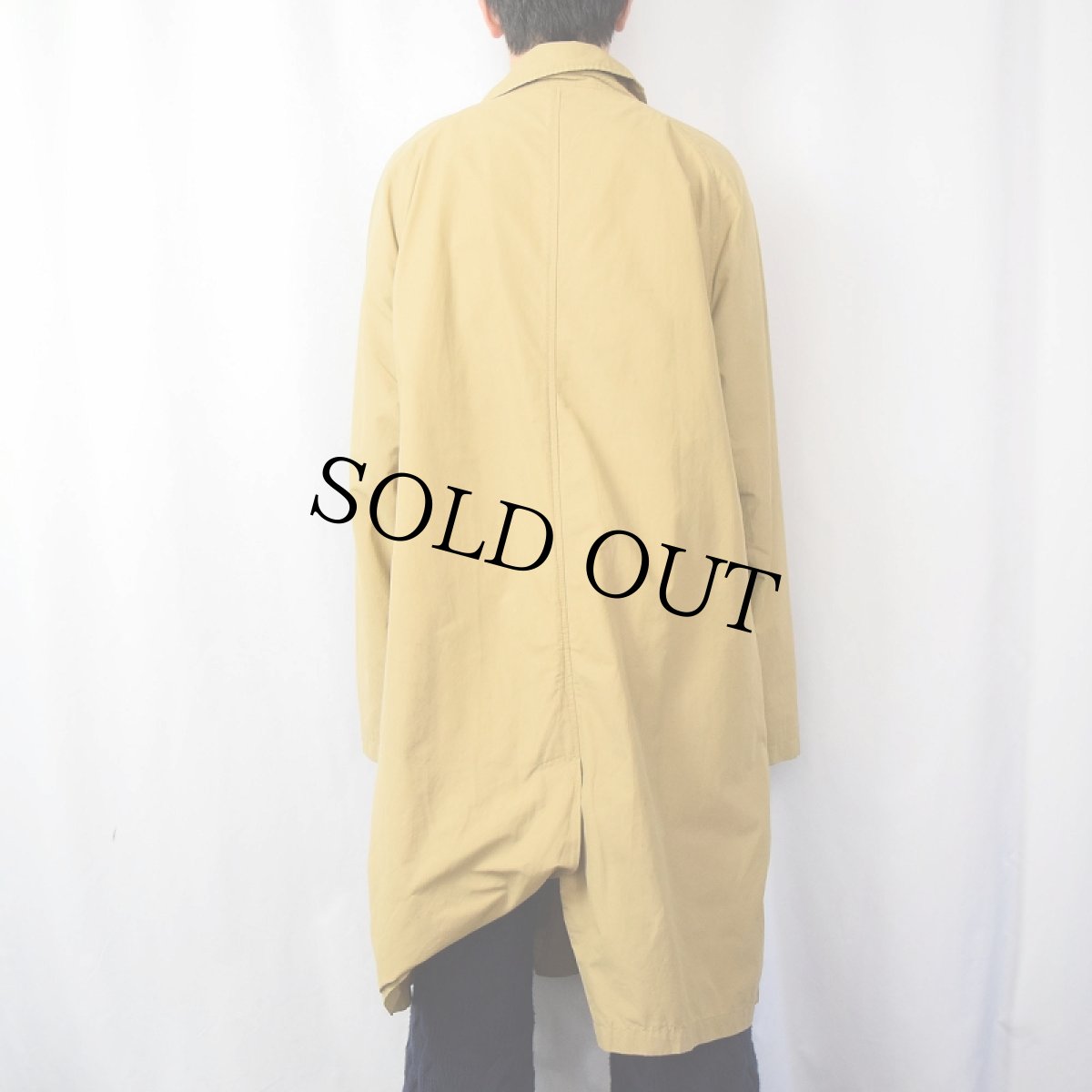 画像3: POLO Ralph Lauren 一枚袖 コットン×ナイロンステンカラーコート XXL (3)