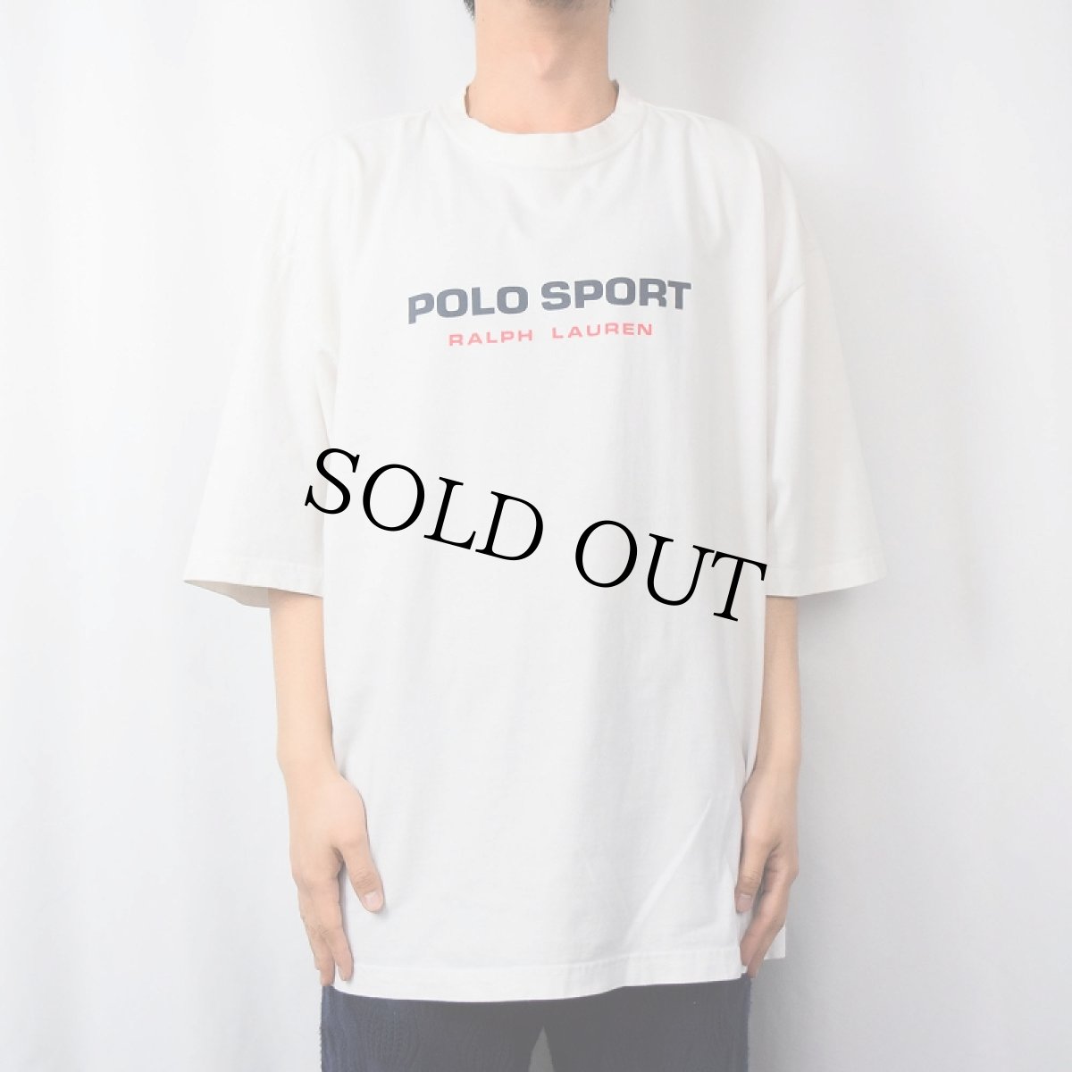 画像3: 90's ブート POLO SPORT Ralph Lauren USA製 ロゴプリントTシャツ XXL (3)