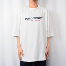 画像3: 90's ブート POLO SPORT Ralph Lauren USA製 ロゴプリントTシャツ XXL (3)