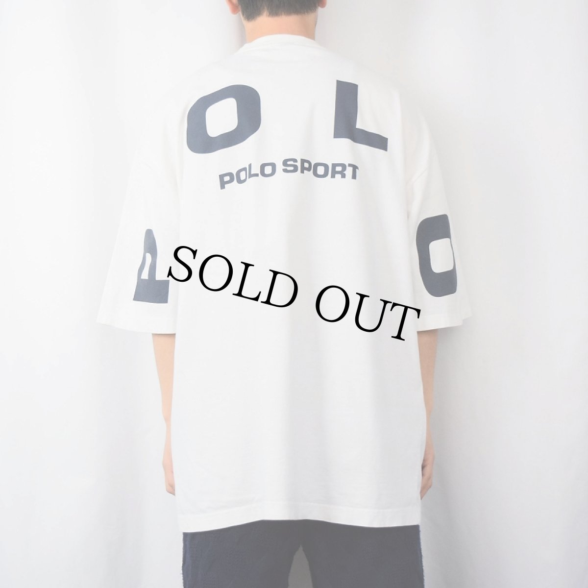 画像4: 90's ブート POLO SPORT Ralph Lauren USA製 ロゴプリントTシャツ XXL (4)