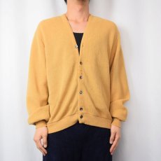 画像2: 60〜70's ROBERT BRUCE×arnold Palmer アルパカ×ウールニットカーディガン M (2)