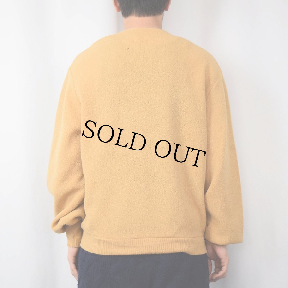 画像3: 60〜70's ROBERT BRUCE×arnold Palmer アルパカ×ウールニットカーディガン M (3)