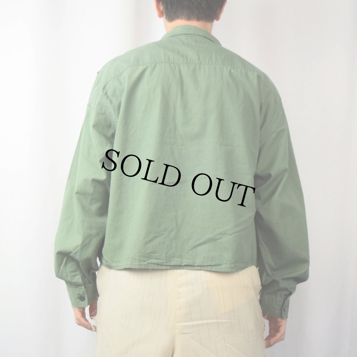 画像3: CONFAL ITALY製 パッチ付き コットンシャツ SIZE44 (3)