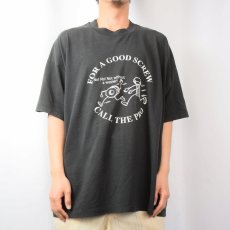 画像3: 90's USA製 "FOR A GOOD SCREW CALL THE PRO" シュールイラストTシャツ XXL (3)