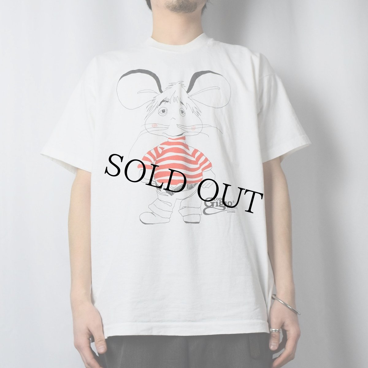 画像3: 90's Topo Gigio キャラクタープリントTシャツ XL (3)