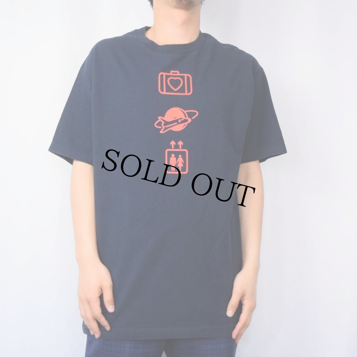 画像2: U2 "ELEVATION TOUR" ロックバンドツアーTシャツ NAVY L (2)