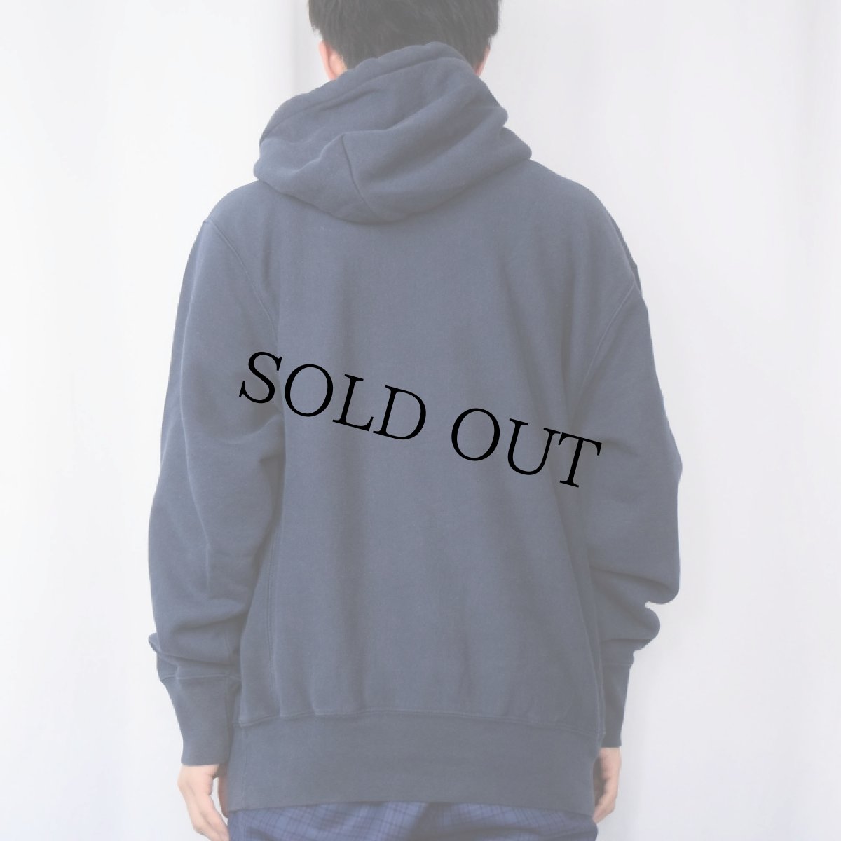 画像3: 2000's Champion REVERSE WEAVE "COLUMBIA" プリントスウェットフーディー NAVY M (3)