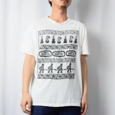 画像2: 80's Ken Brown USA製 アートプリントTシャツ XL (2)