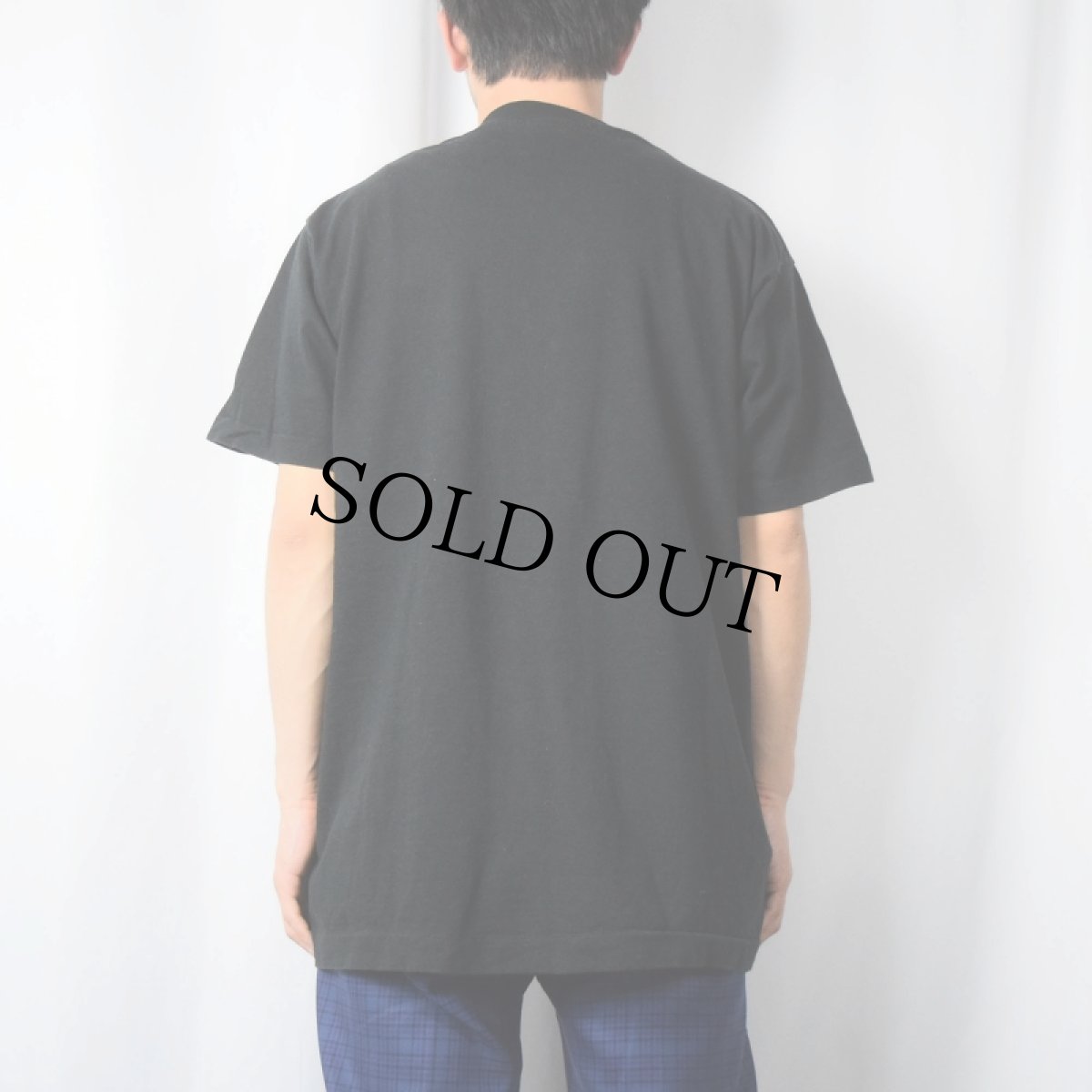 画像3: 80's Ken Brown USA製 アートプリントTシャツ BLACK XL (3)