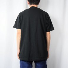 画像3: 80's Ken Brown USA製 アートプリントTシャツ BLACK XL (3)