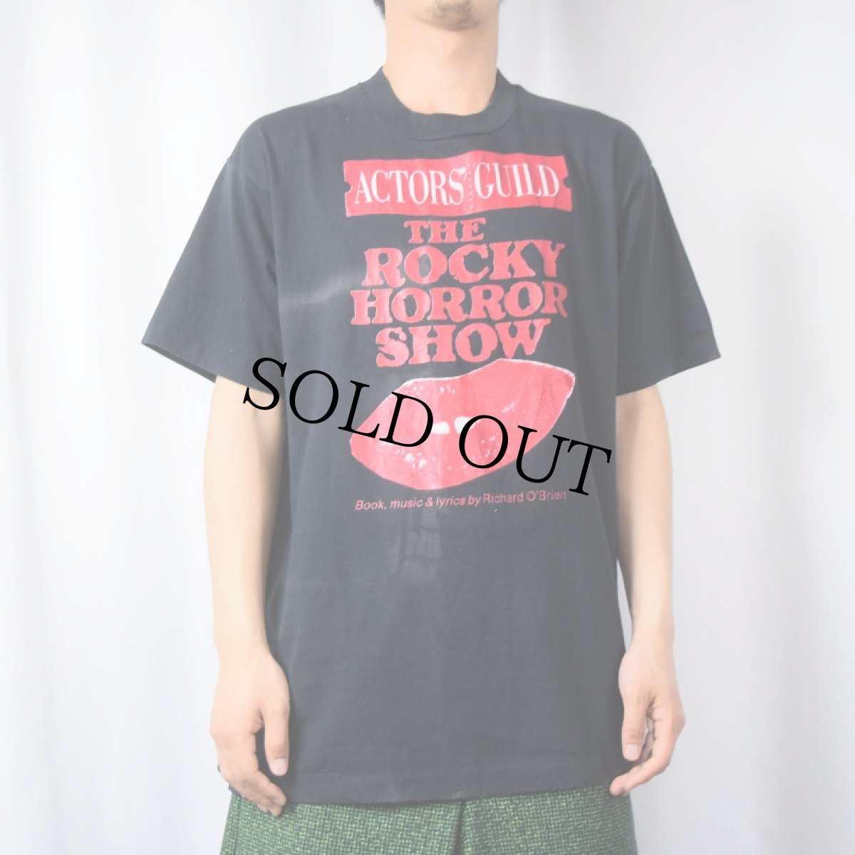 画像2: 90's THE ROCKY HORROR PICTURE SHOW USA製 ホラー映画プリントTシャツ BLACK XL (2)