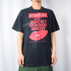 画像2: 90's THE ROCKY HORROR PICTURE SHOW USA製 ホラー映画プリントTシャツ BLACK XL (2)