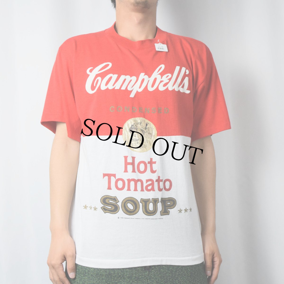 画像2: 80's Campbell's Soup "Hot Tomato" プリントTシャツ XL (2)