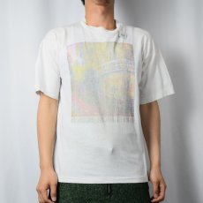 画像2: 80〜90's Claude Monet "The Japanese Bridge" アートプリントTシャツ L (2)