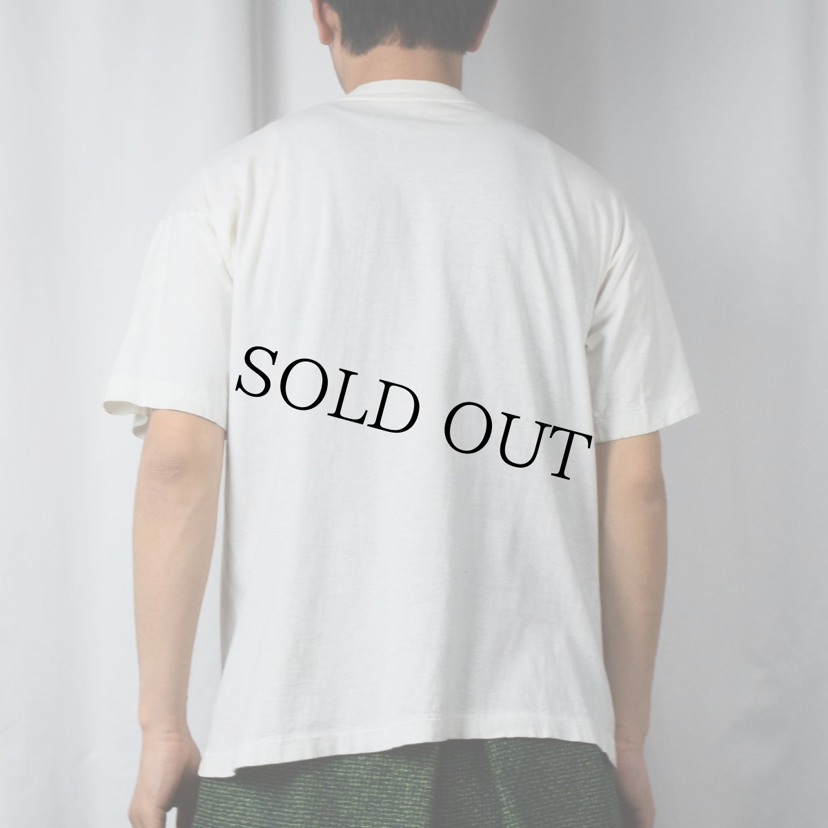 画像3: 80〜90's Claude Monet "The Japanese Bridge" アートプリントTシャツ L (3)