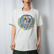 画像2: 90's Oat Willie's USA製 タバコショップ プリントTシャツ XL (2)