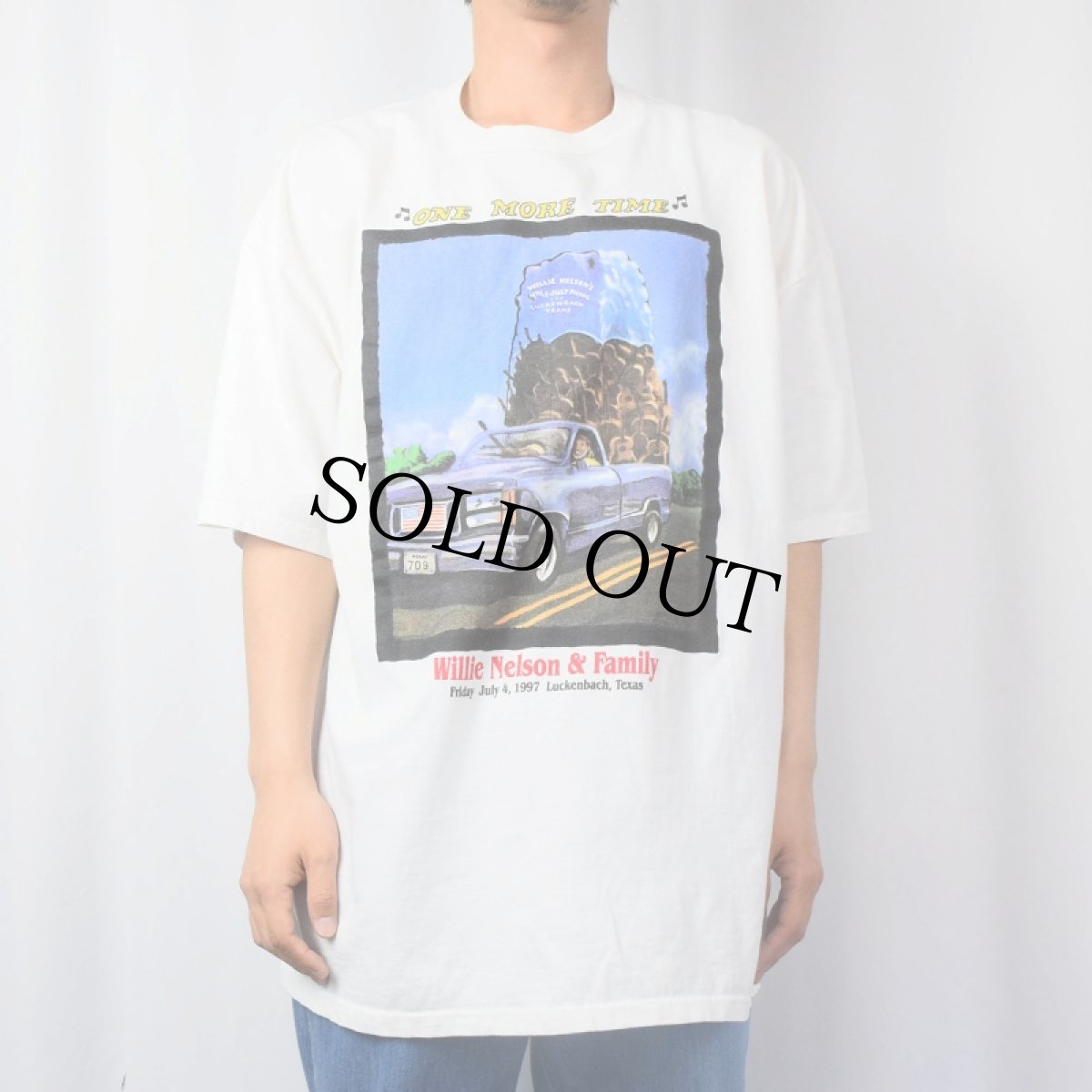 画像3: 1997 WILLIE NELSON & Family カントリーシンガーTシャツ XL (3)