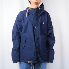 画像2: POLO Ralph Lauren コットン×ナイロンパーカー XXL (2)