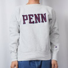 画像3: 90's Champion REVERSE WEAVE "PENN" プリントスウェット S (3)