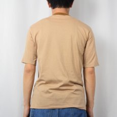 画像3: 60's 909 Collection ニット切り替え 無地Tシャツ M (3)