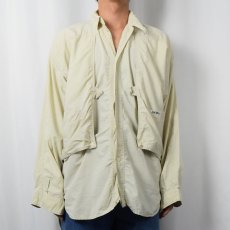 画像2: APEL MOI... FRANCE製 デザインコットンシャツ SIZE1 (2)