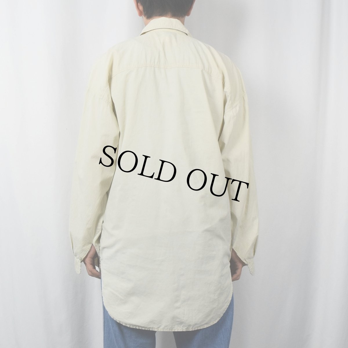 画像3: APEL MOI... FRANCE製 デザインコットンシャツ SIZE1 (3)